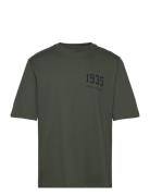 Mid Sleeve Tee 1935 Gots Green Resteröds