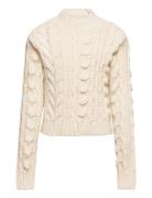 Vmisla Ls Highneck Pullover Ga Girl Cream Vero Moda Girl