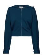 Esgran Ls Hoodie Knit F Navy Enkel Studio