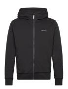 Micro Logo Repreve Hoodie Jacket Black Calvin Klein