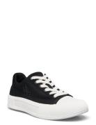 Daisie Canvas &Amp; Suede Trainer Black Lauren Ralph Lauren