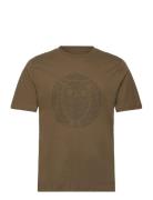 Regular Fit Owl Chest Print - Gots/ Khaki Knowledge Cotton Apparel