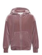 Hoodie Full Zip Purple Rosemunde Kids