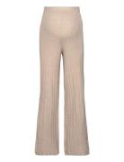 Mlana Knit Pant Hw A. Beige Mamalicious