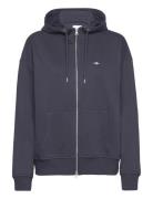 Rel Shield Zip Hoodie Navy GANT