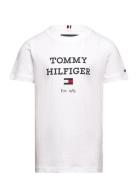 Th Logo Tee S/S White Tommy Hilfiger
