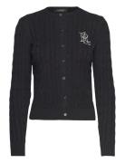 Cable-Knit Cotton Cardigan Black Lauren Ralph Lauren