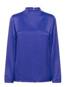 Satin Blouse Blue Tom Tailor