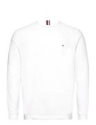 Textured Ls Tee White Tommy Hilfiger