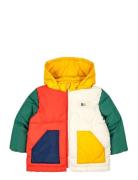 Baby Color Block Hooded Anorak Red Bobo Choses