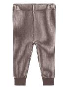 Brioche Knitted Pants Brown Copenhagen Colors