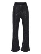 Jersey Flares Sequins Black Lindex