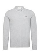 Reg Shield Ls Pique Polo Grey GANT