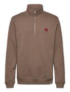 Piece Half-Zip Sweatshirt Beige Les Deux