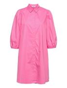 Petronia 3/4 Shirt Dress Pink MSCH Copenhagen