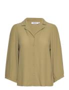 Mschgaliena Morocco 3/4 Shirt Khaki MSCH Copenhagen