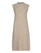 Mschcharo Sl Dress Beige MSCH Copenhagen