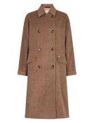 Mmvenice Wool Coat Brown MOS MOSH