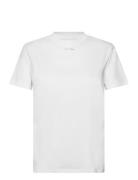 Metallic Micro Logo T Shirt White Calvin Klein
