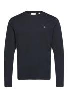 Reg Shield Ls T-Shirt Black GANT