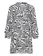 Carsebbie L/S Tunic Dress Aop White ONLY Carmakoma