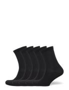 5-Pack Ladies Basic Socks Black NORVIG