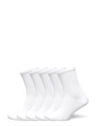 5-Pack Ladies Basic Socks White NORVIG