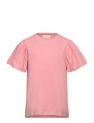 T-Shirt Ss Woven Pink Creamie