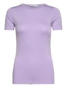 Cc Heart Sofia Short Sleeve Blouse Purple Coster Copenhagen