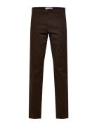 Slh175-Slim New Miles Flex Pant Noos Brown Selected Homme