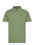 Basic Polo With Contrast Green Tom Tailor