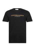 Copenhagen Print Tee S/S Black Lindbergh