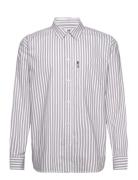 Day Striped Shirt Gots Grey Double A By Wood Wood