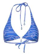 Set Sail Long Line Halter Bra Blue Seafolly