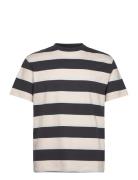 Relaxed Striped T-Shirt Beige Tom Tailor