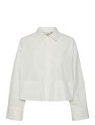 Yaslee Ls Short Shirt - Ex White YAS