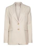 Bs Estelle Regular Fit Blazer Beige Bruun & Stengade