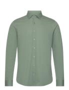 Solid Pique Slim Shirt Green Michael Kors