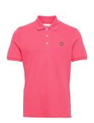 Plain Polo Shirt Pink Lyle & Scott