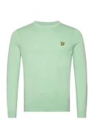 Cotton Crew Neck Jumper Green Lyle & Scott