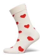 Heart Sock White Happy Socks