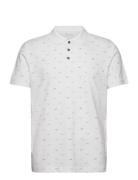 Allover Printed Polo White Tom Tailor