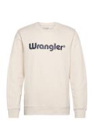 Logo Crew Sweat Cream Wrangler