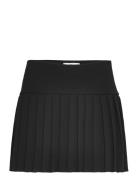 Pleated Mini-Skirt Black Mango