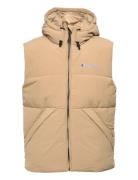 Hooded Full Zip Vest Beige Champion Rochester