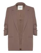 Slshirley Blazer Brown Soaked In Luxury