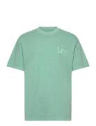 Loose Logo Tee Blue Lee Jeans