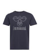 Hmlpeter T-Shirt S/S Blue Hummel