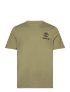 Short Sleeve Back Logo Graphic Tee Sphagnum Green Timberland