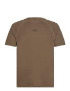 Nwlspeed Mesh T-Shirt Brown Newline